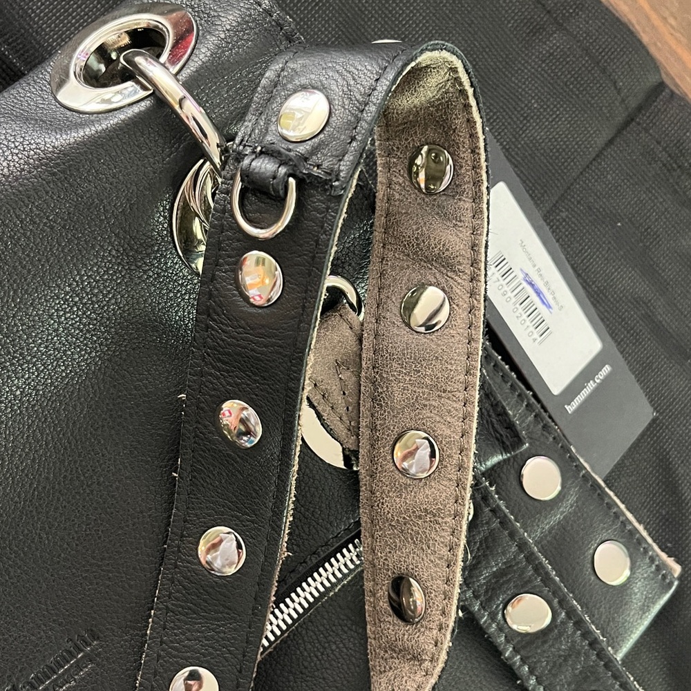 Hammitt Montana Rev LG Reversible Black & 
Pewter Bag Deadstock - Picture 11 of 17